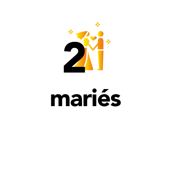 2 mariés