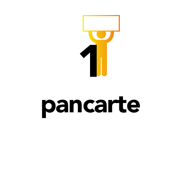 1 pancarte