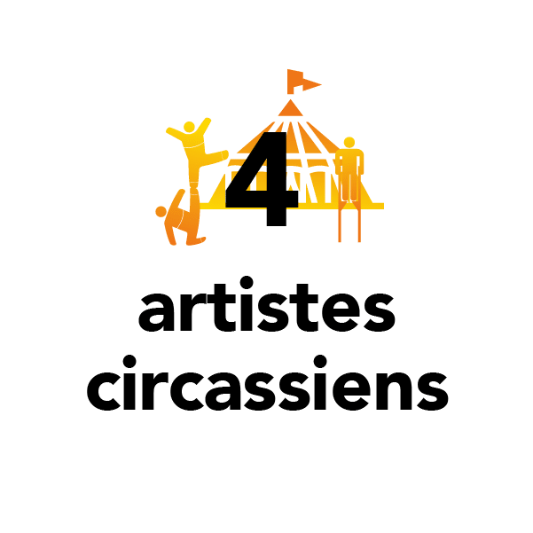 4 artistes circassiens