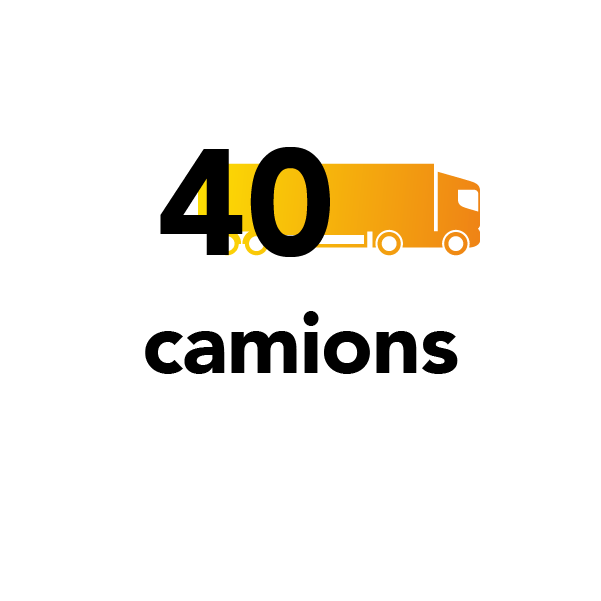 40 camions