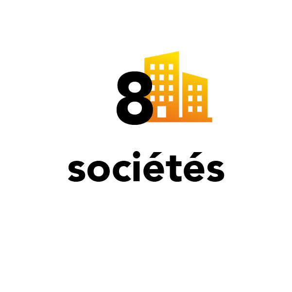 8 sociétés