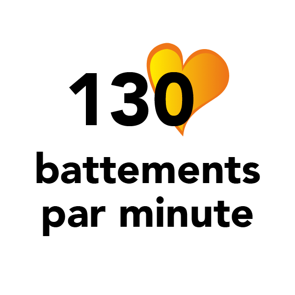 130 battements par minute