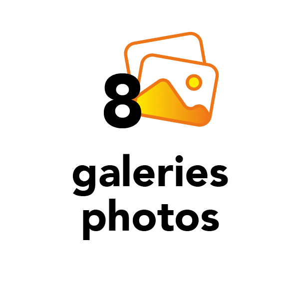 8 galeries