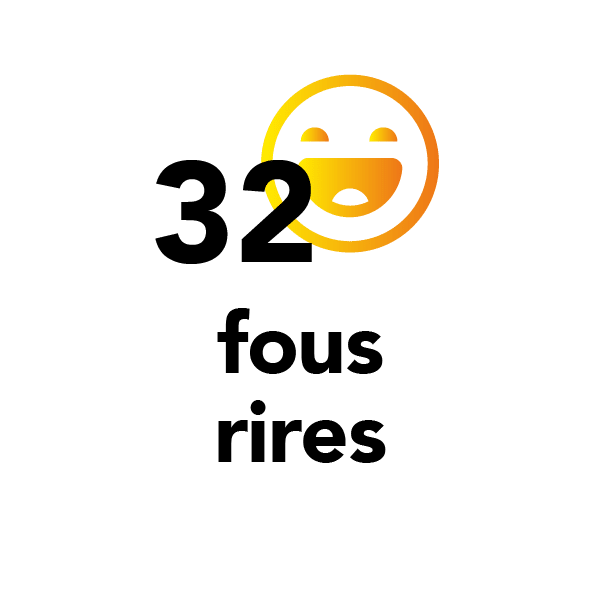 32 fous rires