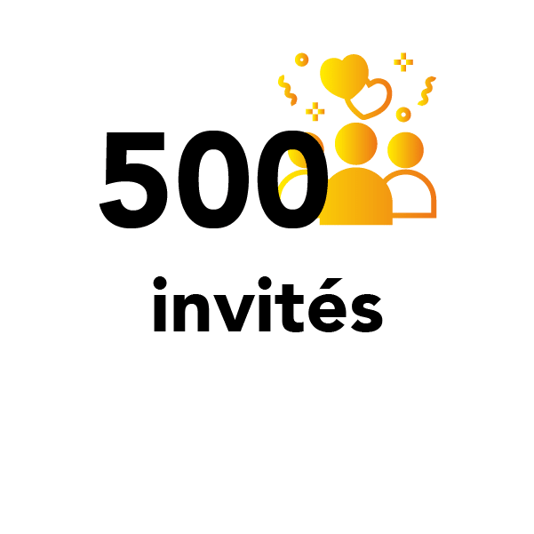 500 invités