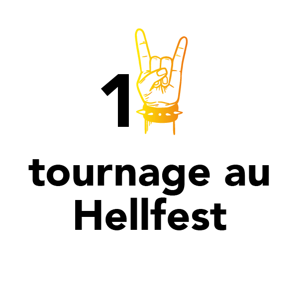 1 tournage au Hellfest