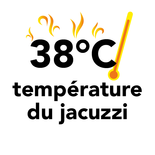 38 degrés, température du jacuzzi