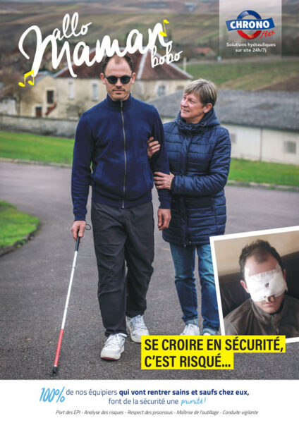 Affiche campagne de sécurité CHRONO Flex 2