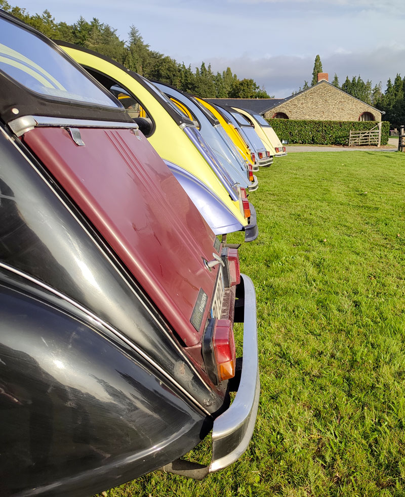 Team building rallye vintage