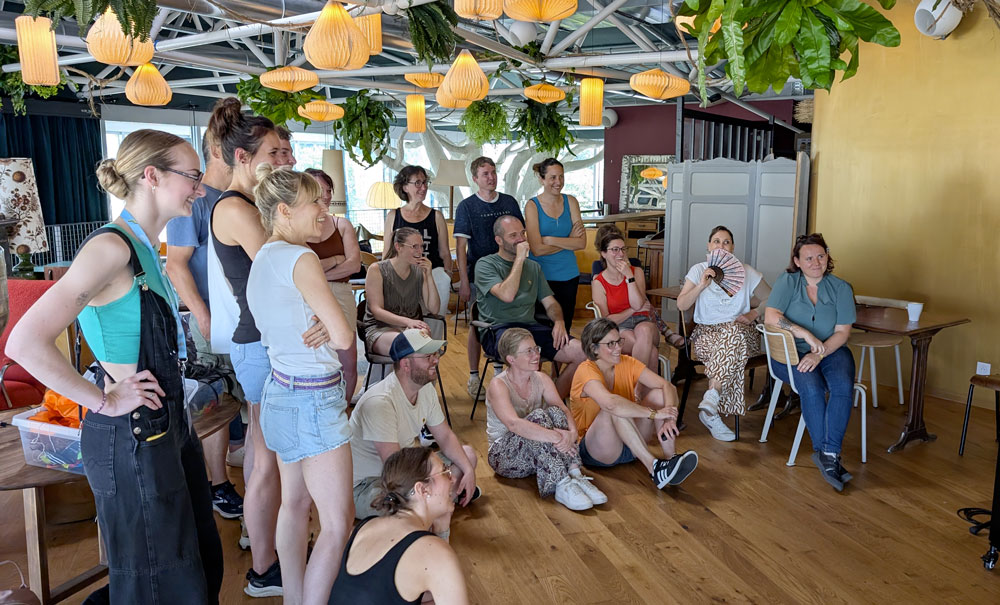Team building, création de clip musical en IA